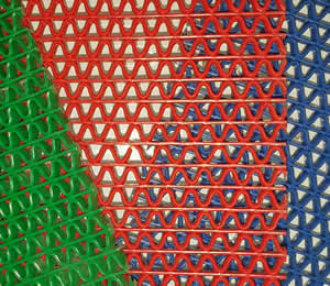 Paillasson zigzag 5mm épaisseur
