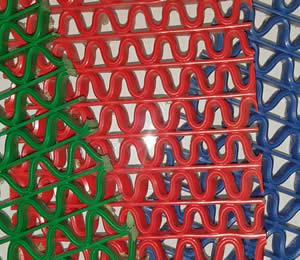 Paillasson zigzag 8mm épaisseur